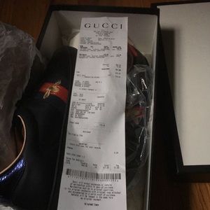 Brand new never worn 10.5 Gucci shoes